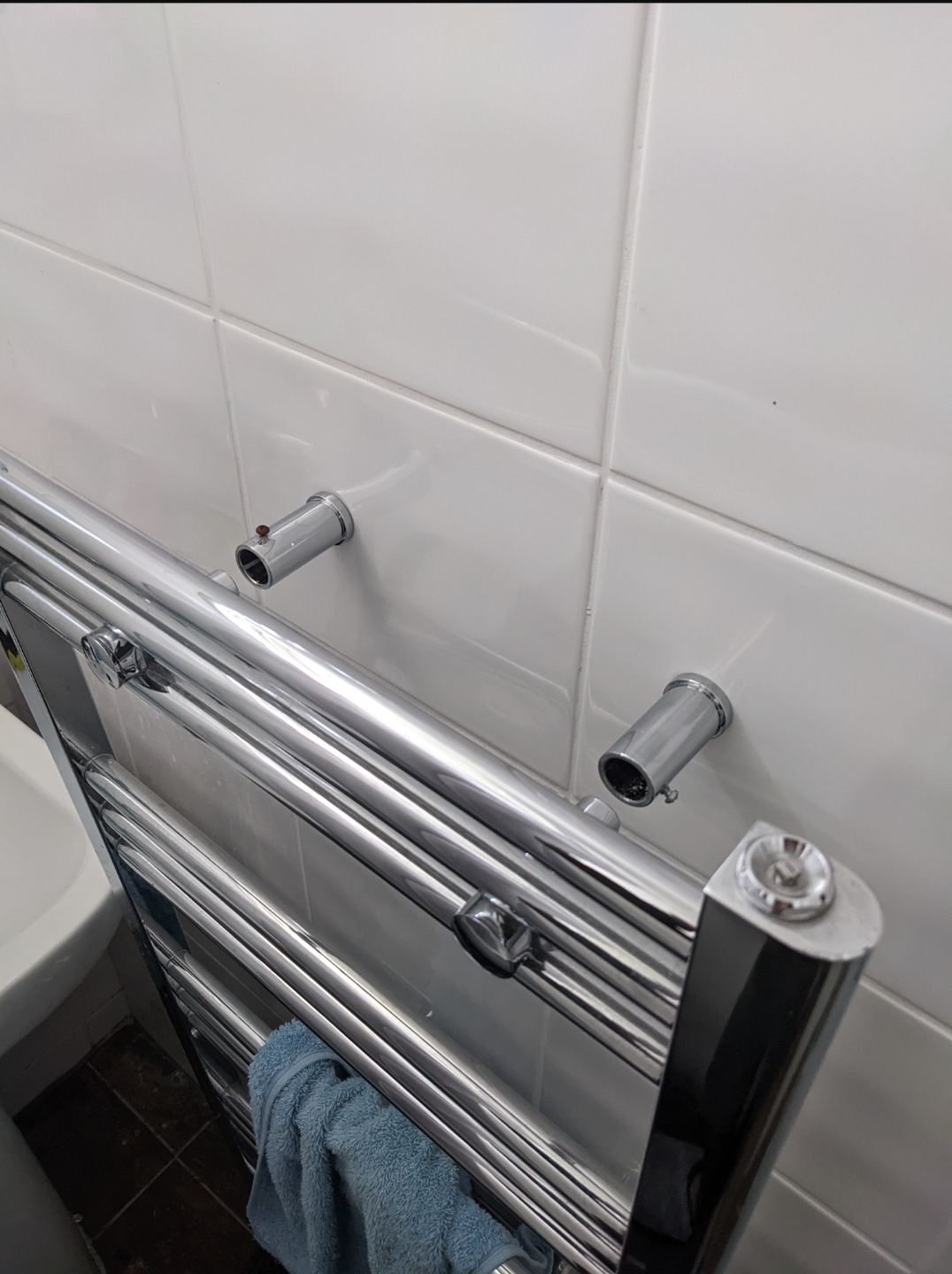 Damaged towel rail