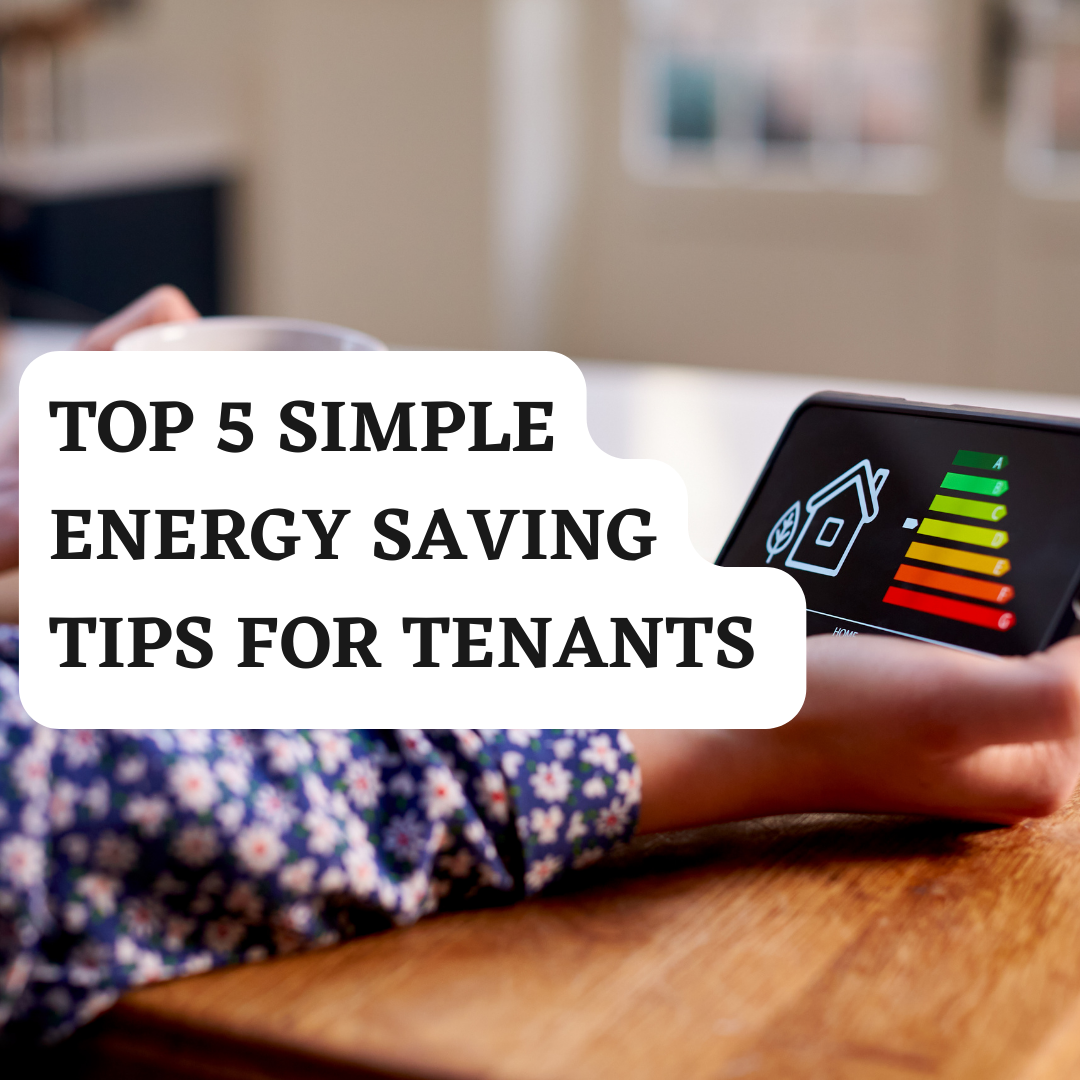 Top 5 simple energy saving tips for tenants
