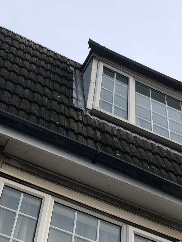 Repaired roof