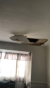 collapsed ceiling